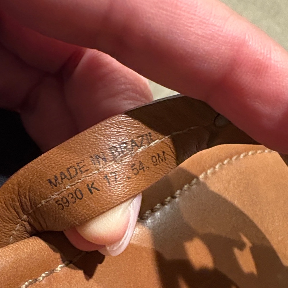 Tory Burch Tan Leather Cutout Sandals Size 9 - Picture 3 of 5